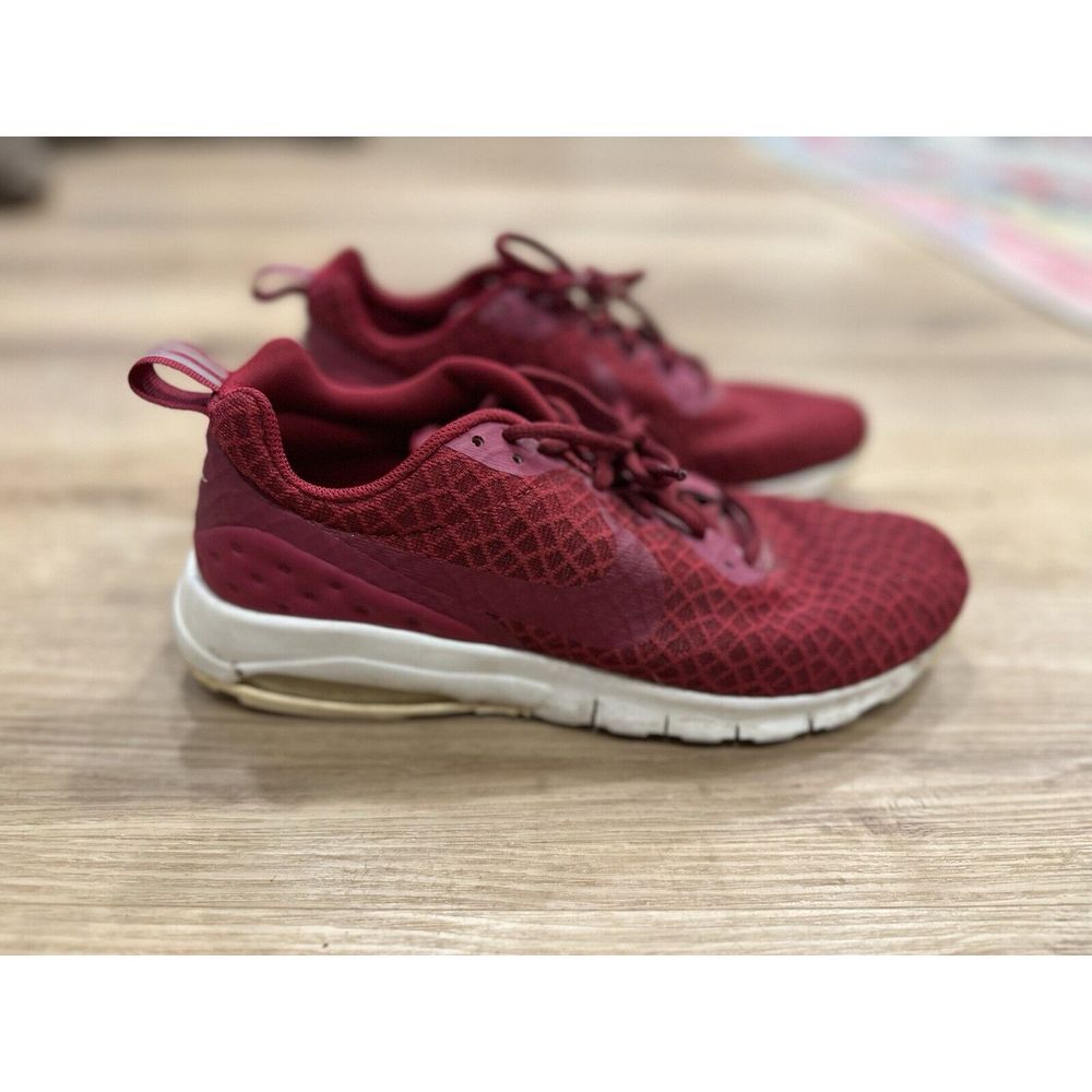 Nike Air Max Motion Maroon Wine Red Athletic Shoes 844895-660‎ Women's Size 10